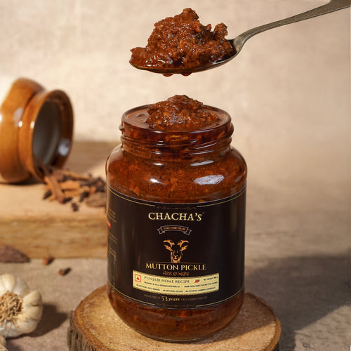 Jar of Chacha's Mutton Pickle 