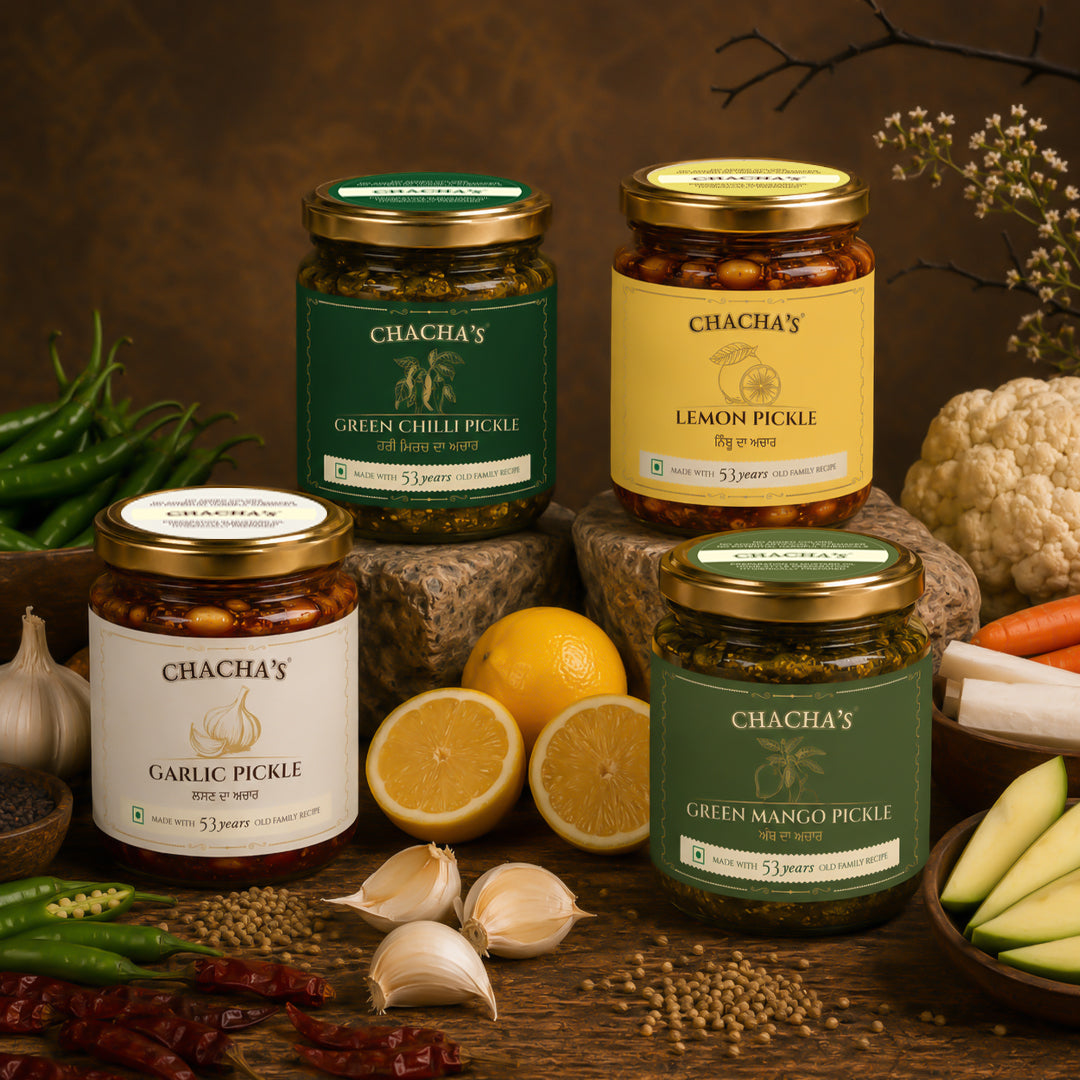 Riwaayat (Home-made Veg Pickles Trial Pack of 4)